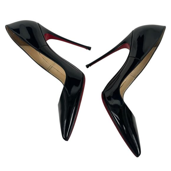 Christian Louboutin So Kate 120 Patent Leather Pumps Black Size 37 - Picture 7 of 12